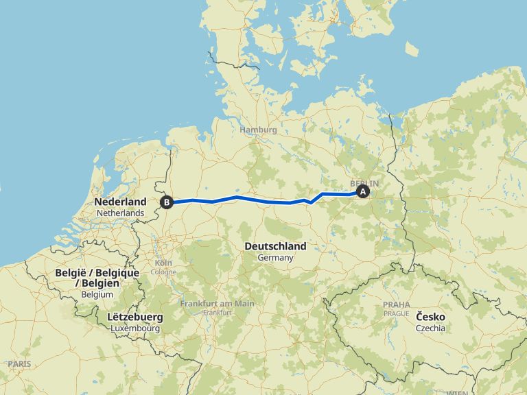 Von Berlin nach Amsterdam / Teil 1 zur niederländischen Grenze